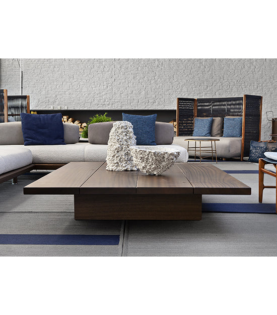 Joint rectangular coffee table