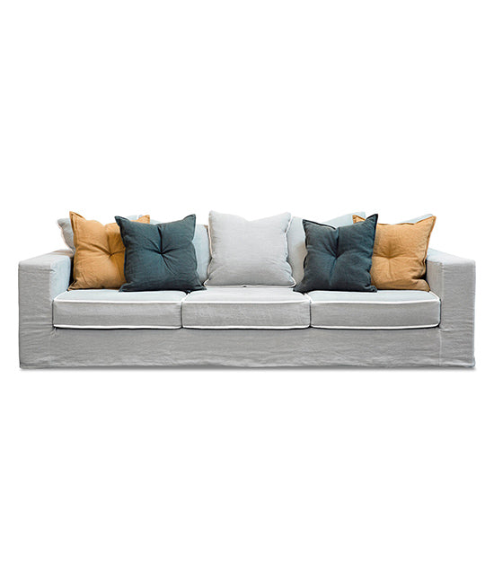 Lacoste sofa with loose cover