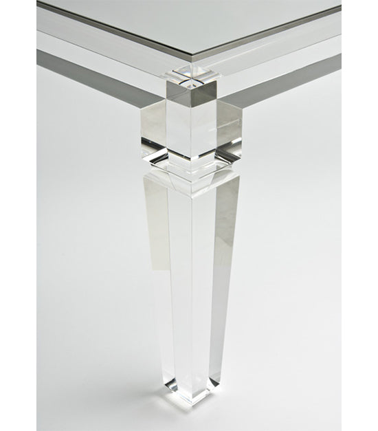 Lucite coffee table